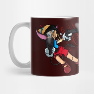 Puppet with Guns Mug